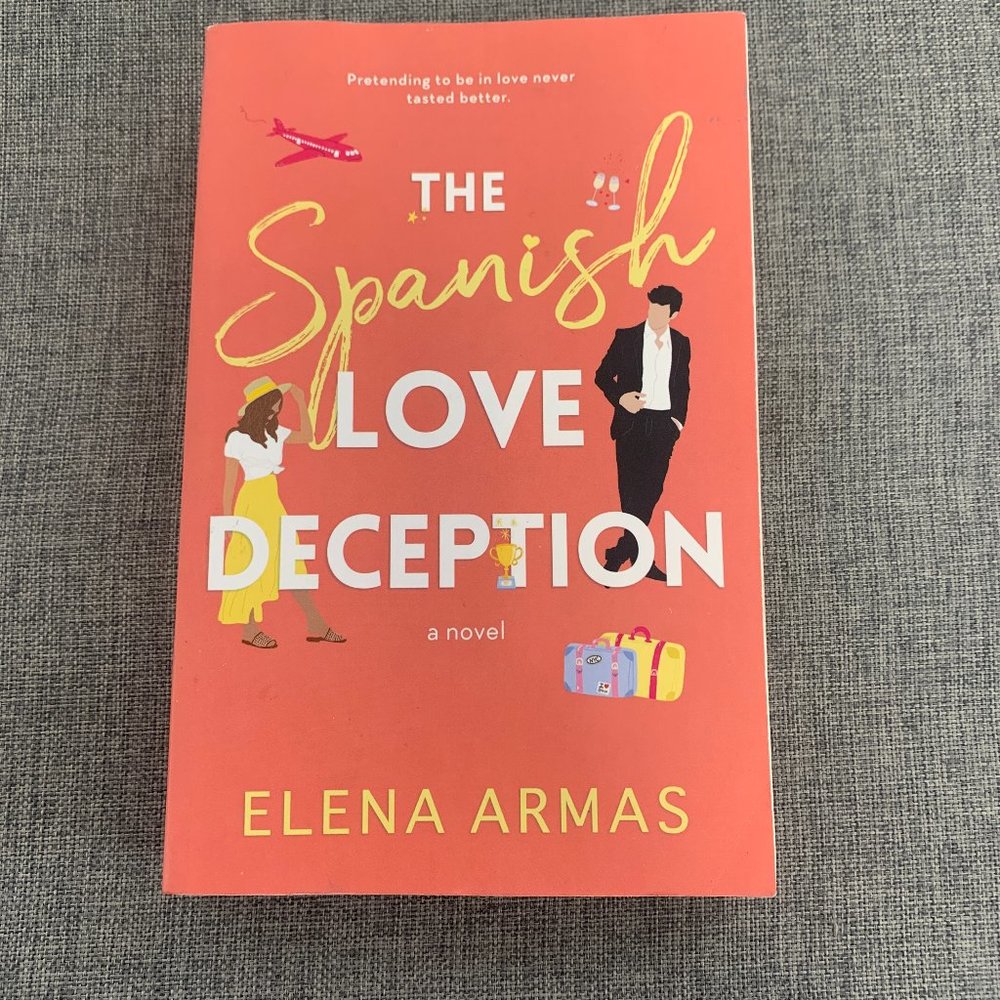 The Spanish Love Deception a novel Book By Elena Armas- Very Good Pre-Owned Cond